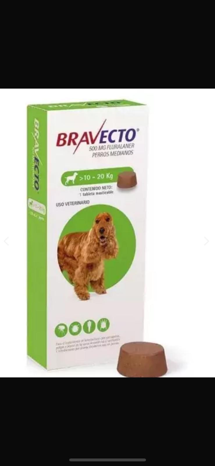 Bravecto 500mg 10-20kg